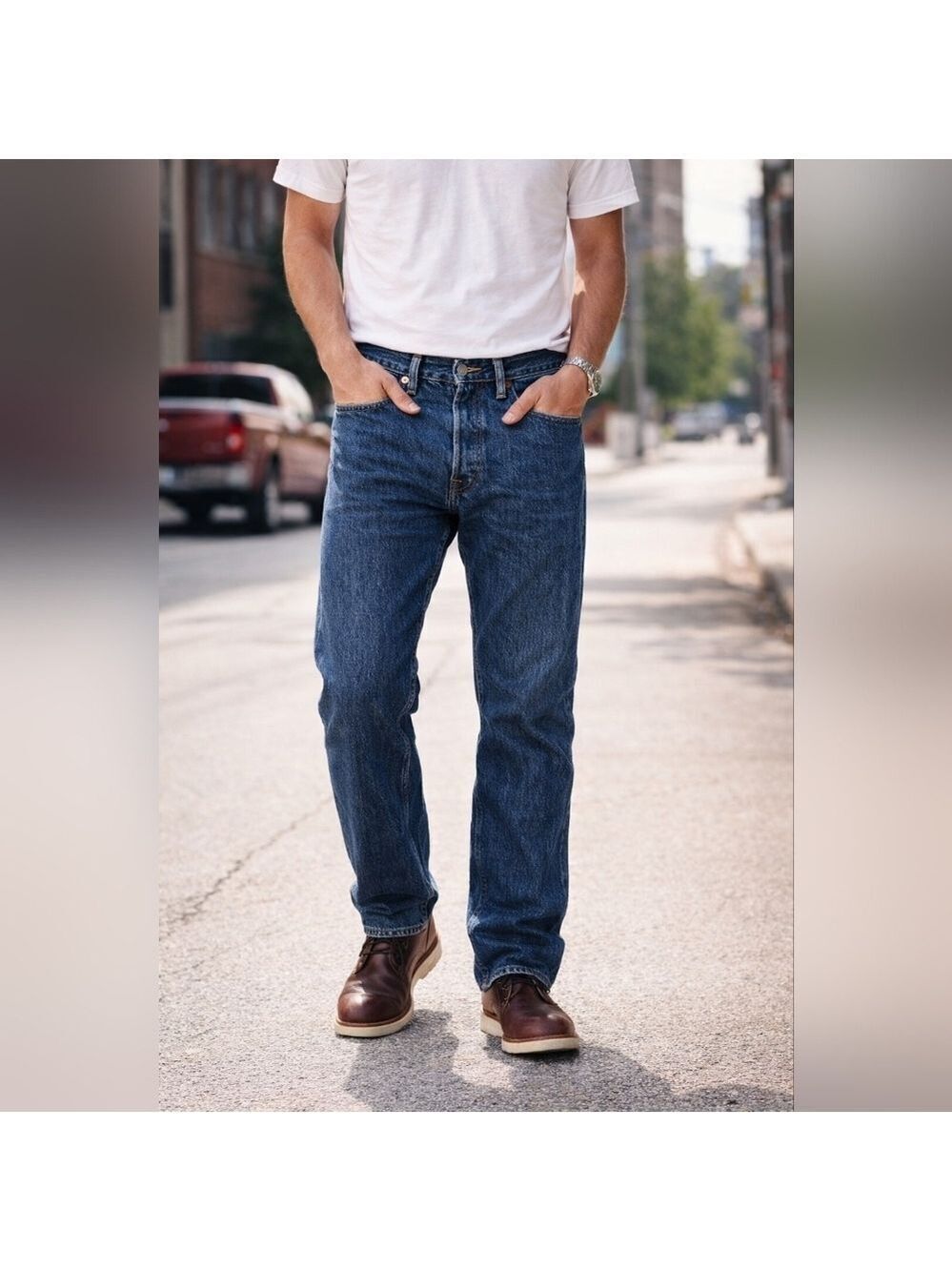 Levi’s 501 Original Button Fly Non-Stretch Jeans 38x32